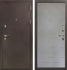 Входная дверь Лекс 5А Цезарь Графит софт Квадро (панель №72)