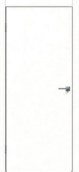 Межкомнатная дверь L10 кромка ALUM Мелинга белая