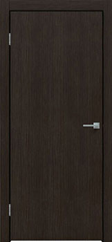 Межкомнатная дверь L10 кромка ALUM Орех макадамия