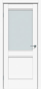 Межкомнатная дверь L12 Сатин белый