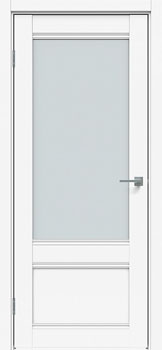 Межкомнатная дверь L17 Сатин белый
