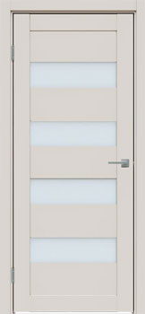 Межкомнатная дверь L3 Сатин серый